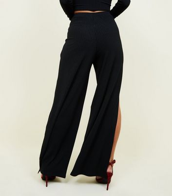 new look flared trousers