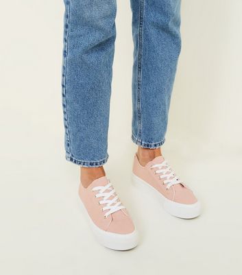 wide fit flatform trainers