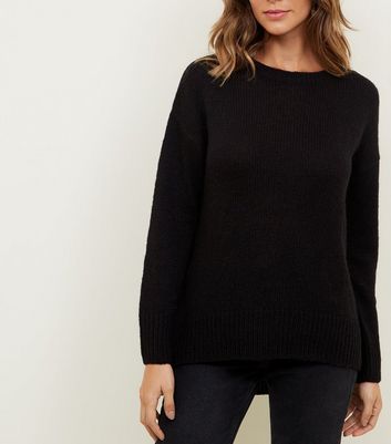 curved hem jumper ladies