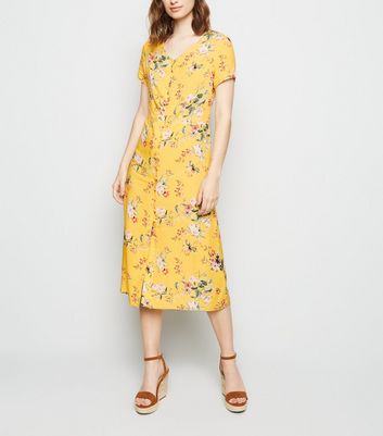 new look midi tea dress