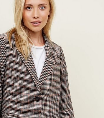 Newlook hot sale check coat