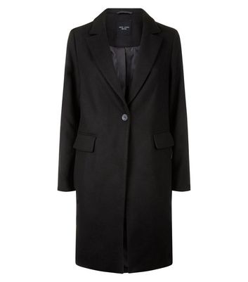 Petite Black Revere Collar Longline 