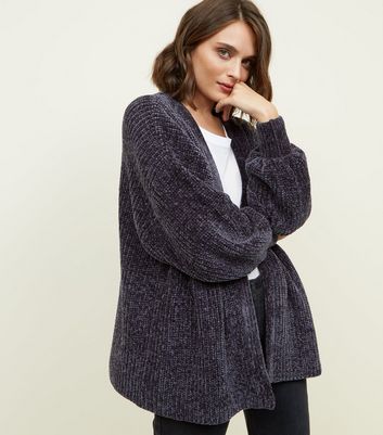 chenille cardigan new look