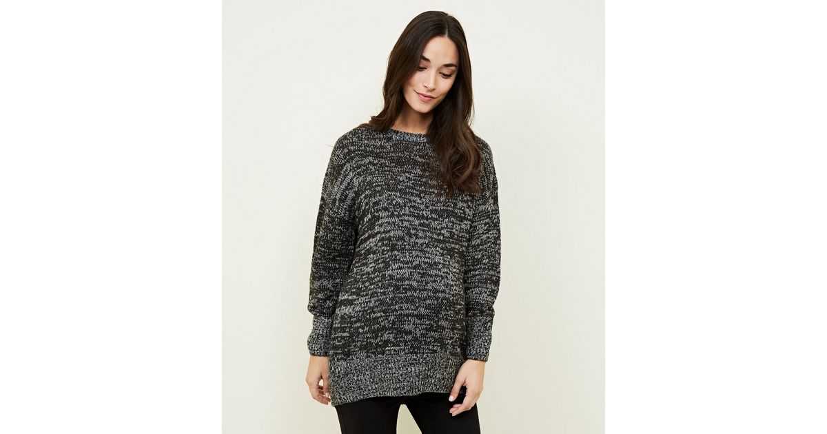 Maternity Black Knitted Jumper New Look