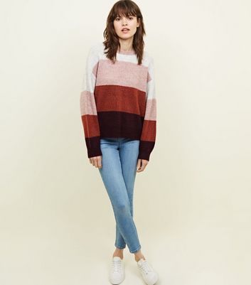 striped coloured jumper