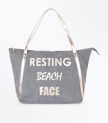 beach bag new look