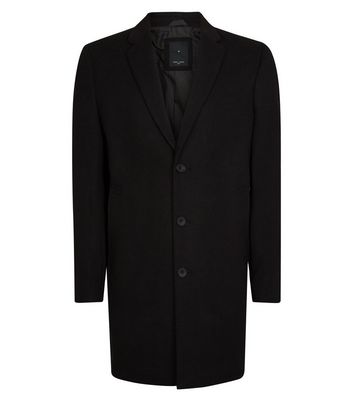 Black Overcoat New Look