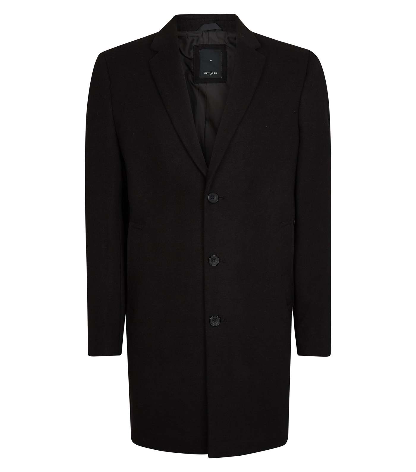 Black Overcoat | New Look