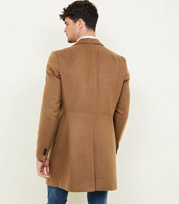 Mens short clearance camel coat