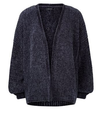 chenille cardigan new look