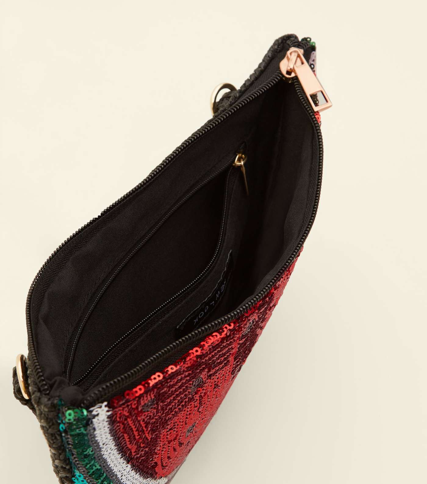 Red Watermelon Sequin Cross Body Bag  Image 5