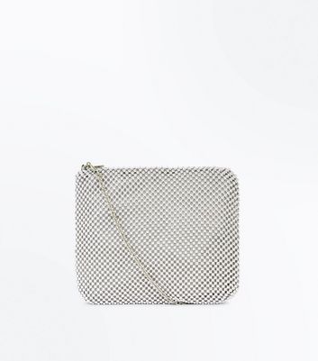 grey clutch bag new look