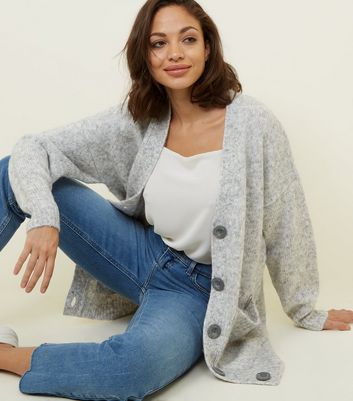 oversized grey cardigan womens