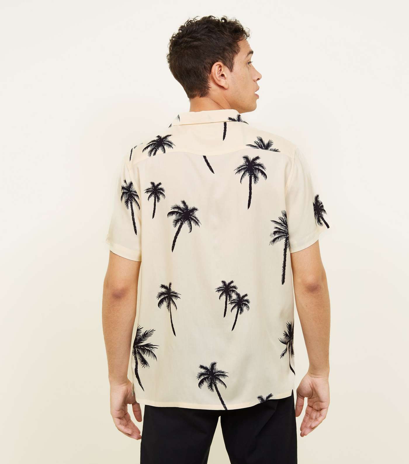 Off White Palm Print Shirt Image 3