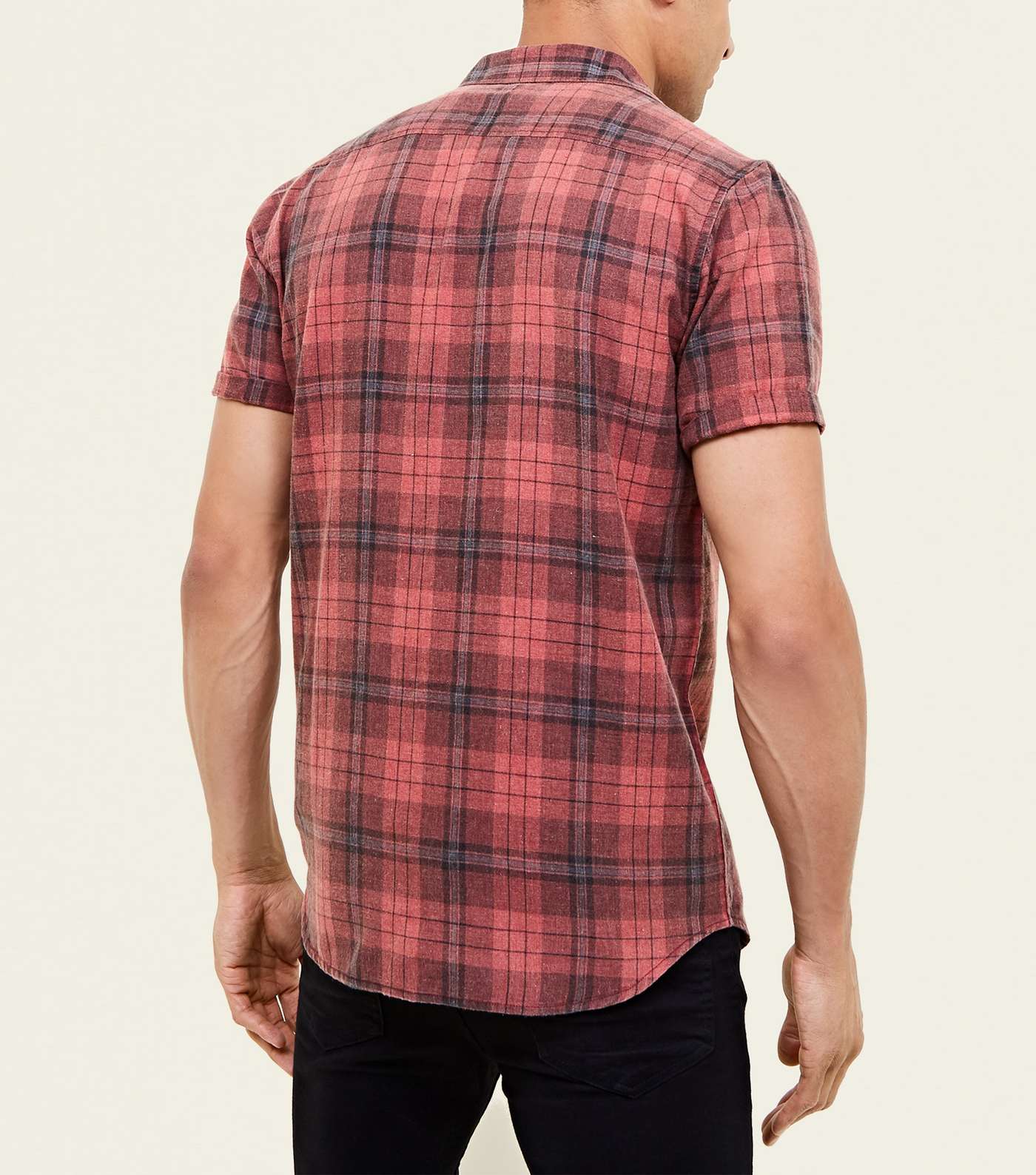 Red Check Short Sleeve Shirt Image 3