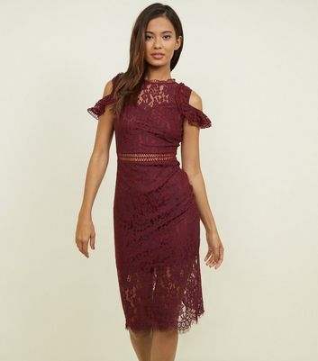 ax paris burgundy dress