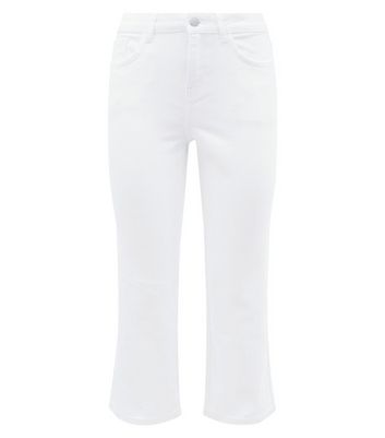 petite white flares