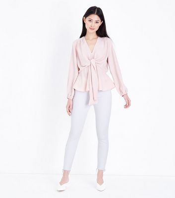 petite white jeans new look