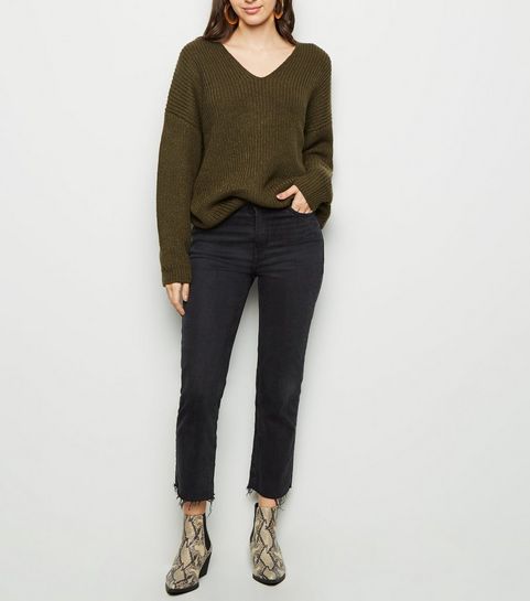 Green Jumpers & Cardigans | Green Knitwear | New Look