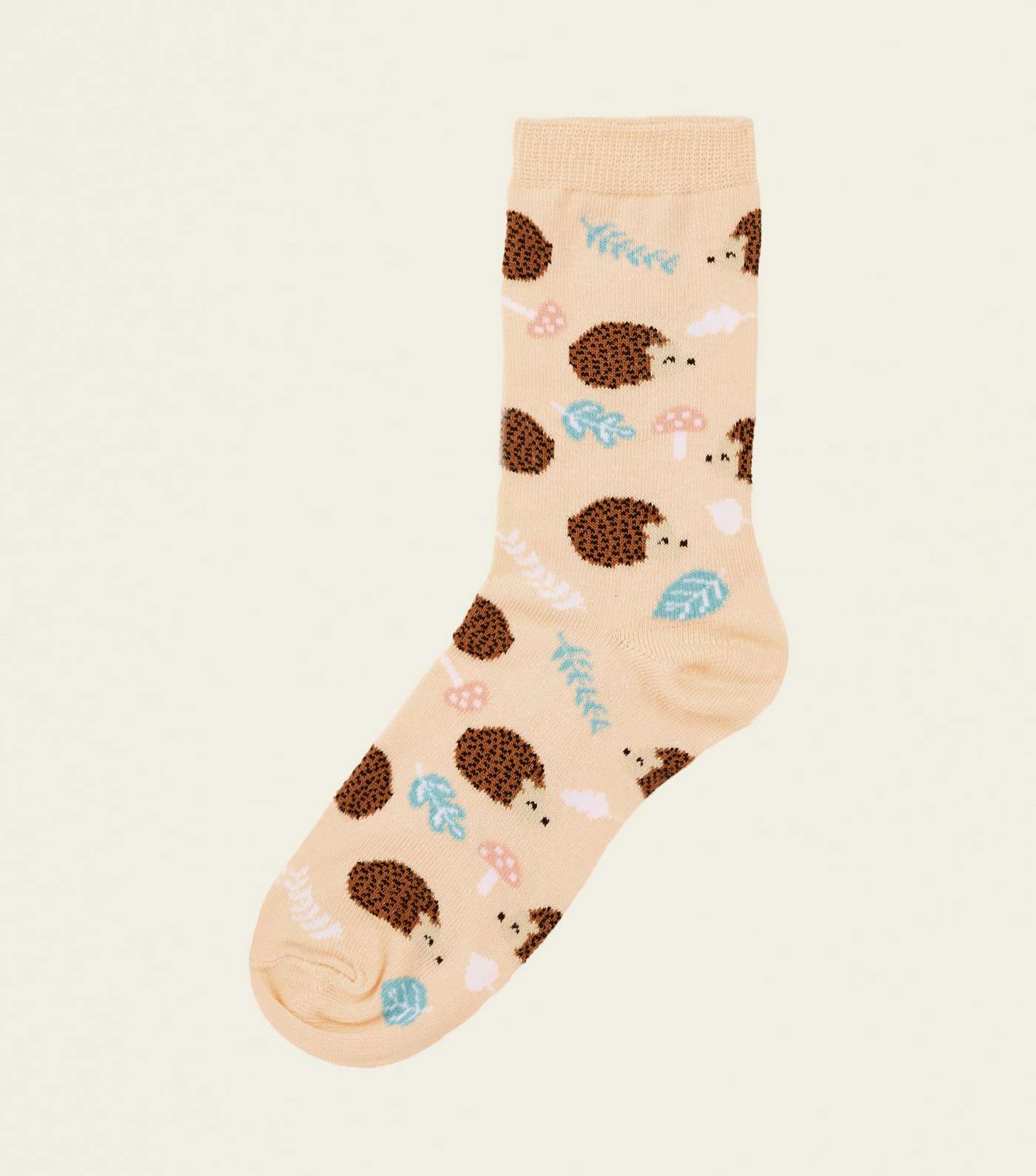 Coral Hedgehog Pattern Socks