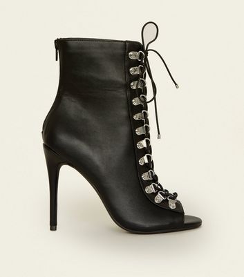 new look open toe heels