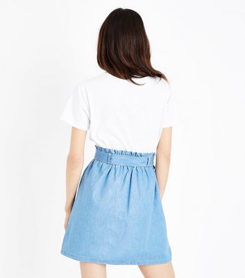 Paper bag discount skirt new look