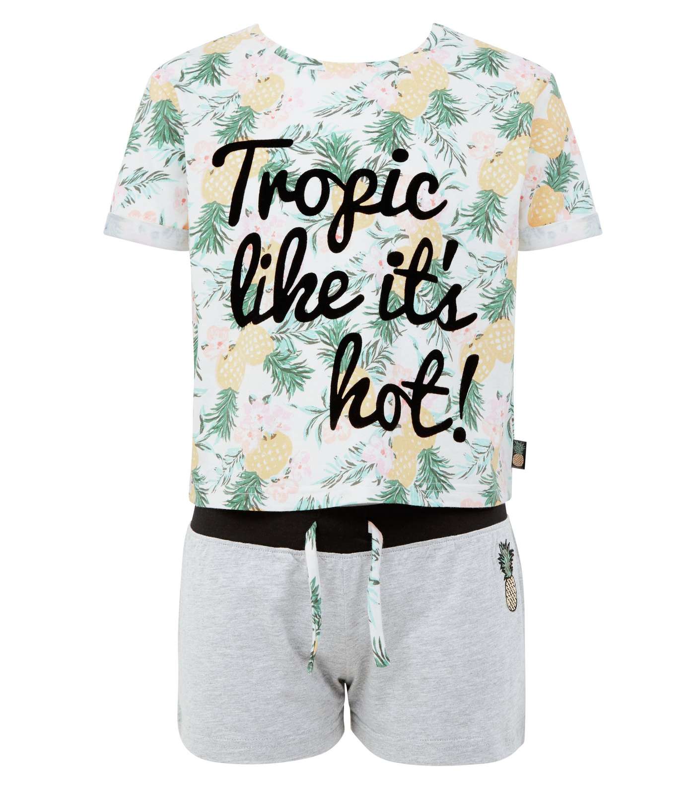 Girls Tropic Like It's Hot Pyjama Set Image 4