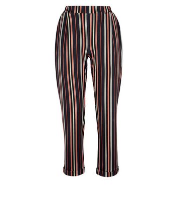 Multi Coloured Stripe Trousers | New Look