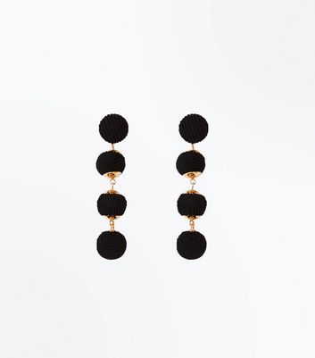 new look black earrings