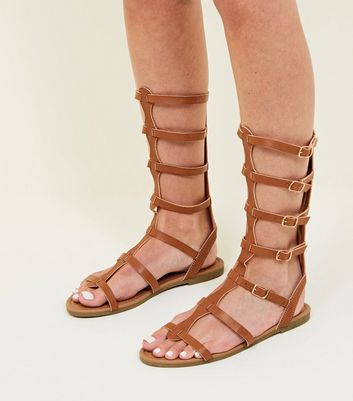 high leg gladiator sandals uk