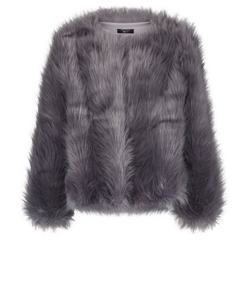 girls fluffy coat