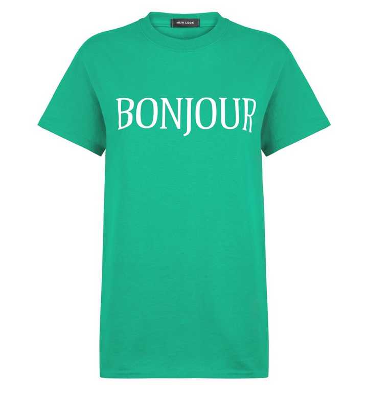 bonjour t shirt new look