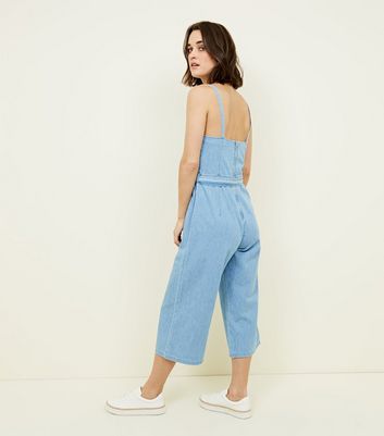 new look denim jumpsuit