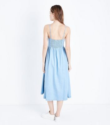 new look denim dress sale