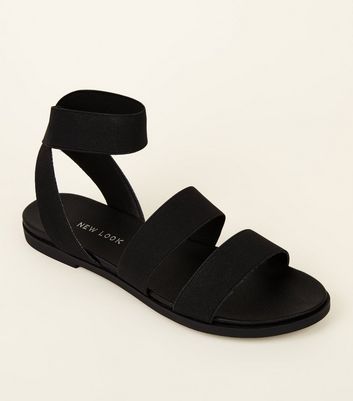 Elastic sandals sale