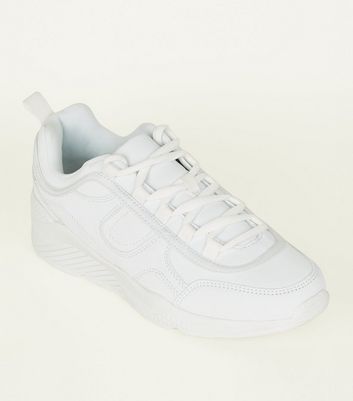 white sneakers new look