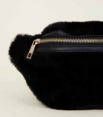 faux fur bum bag