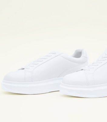 white chunky plimsolls womens