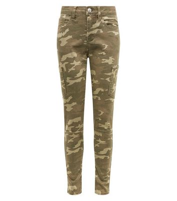 girls camo jeans
