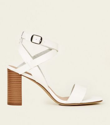 Square toe deals white sandals