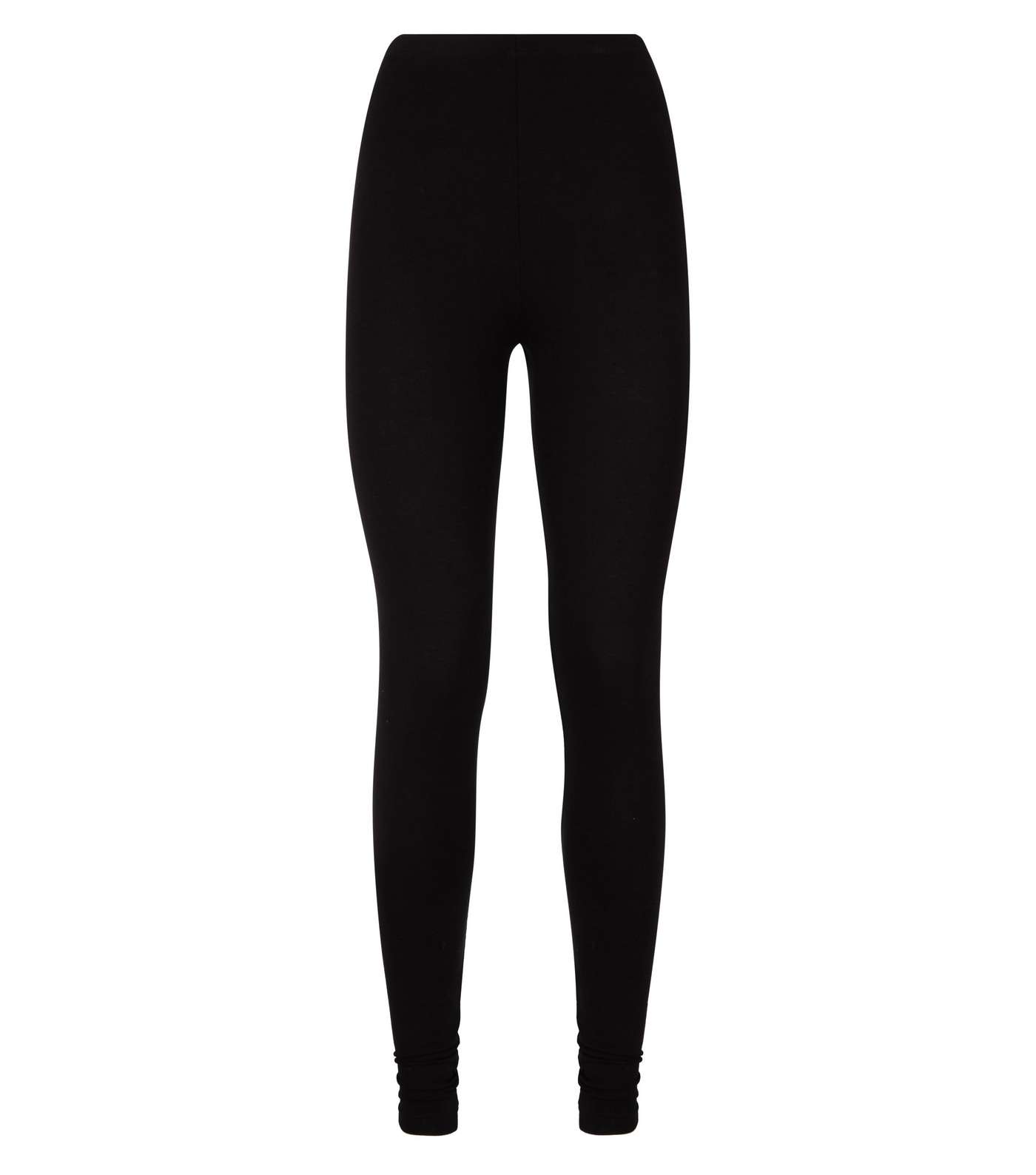 Black Extra Long Leggings Image 4