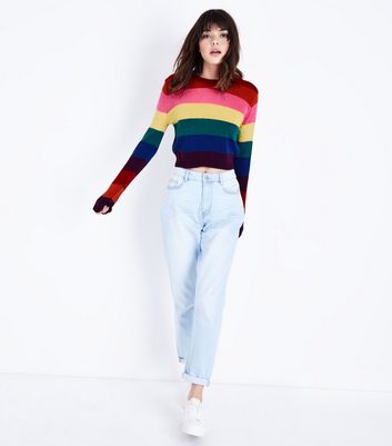 New look outlet rainbow jumper