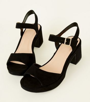 wide fit peep toe sandals