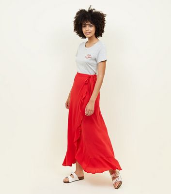 maxi wrap skirts