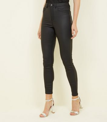 black coated jeans new look