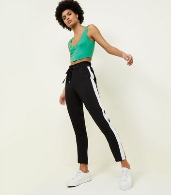 women's trousers stripe down the side