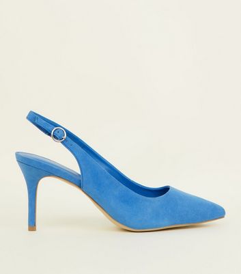 Blue Heel Shoes | Navy & Pastel Blue Heels | New Look