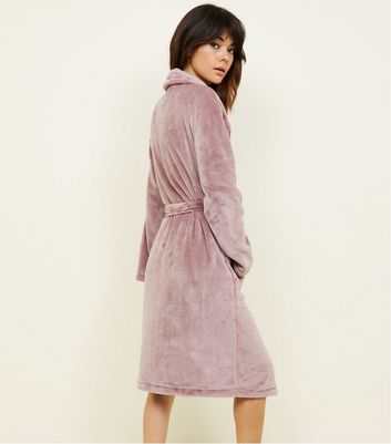 pink dressing gown new look