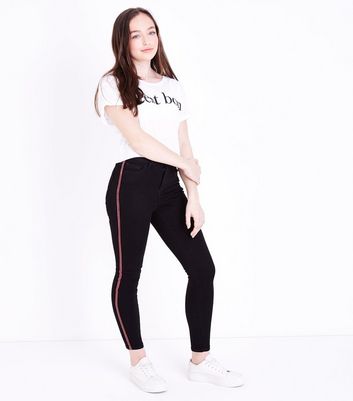 new look girls black jeans