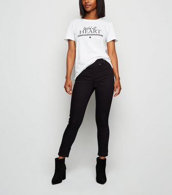 Petite Short Leg Black Emilee Jeggings 
